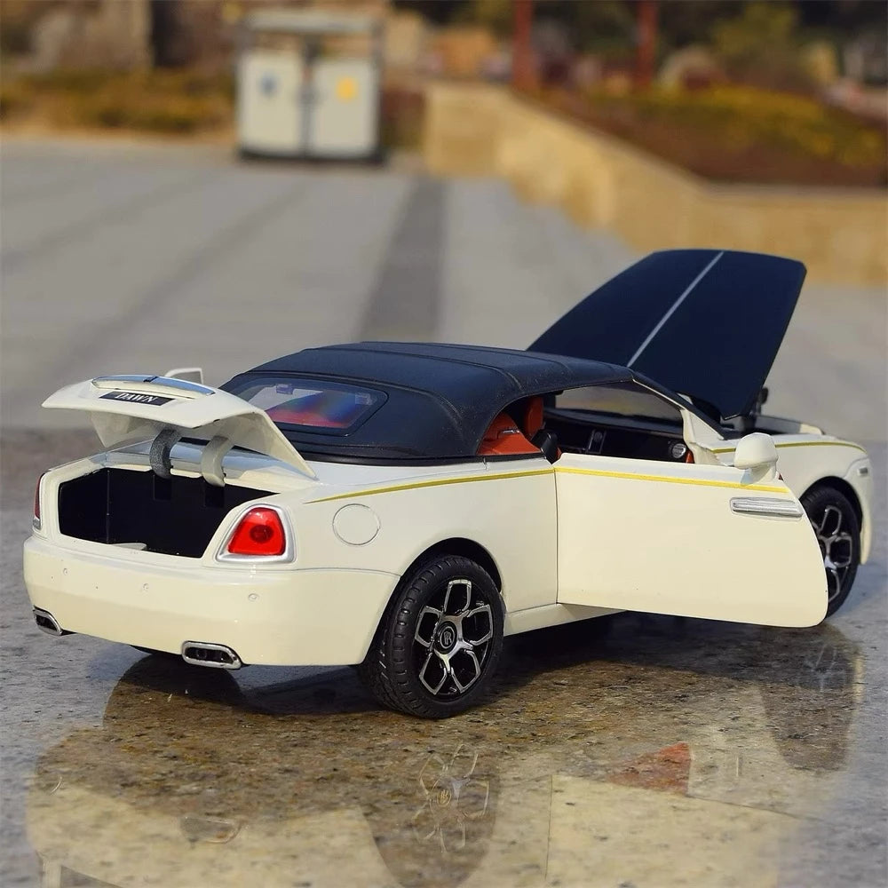 [TOY] 1:24 Rolls-Royce 2015 Dawn White Model Car Die-Cast