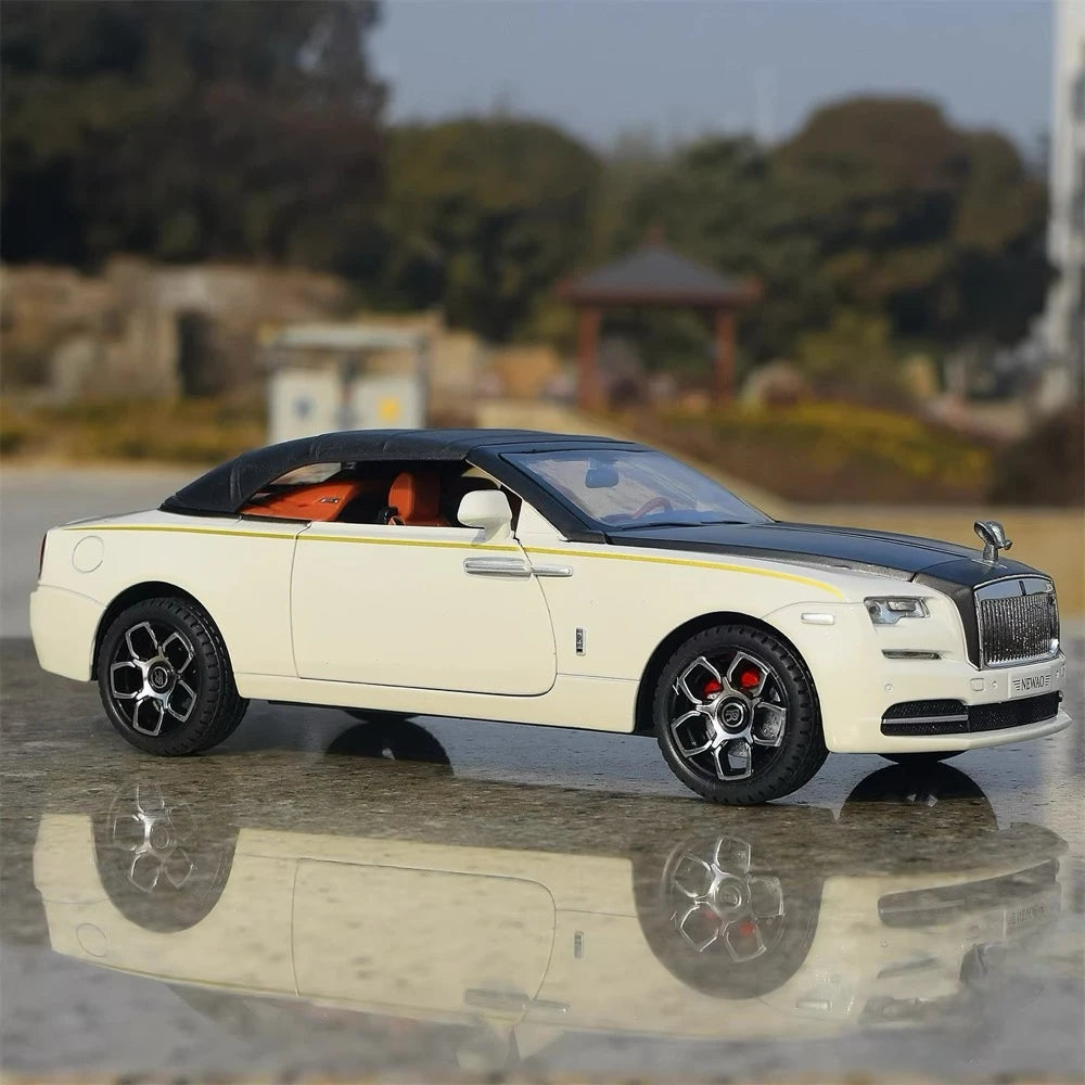 [TOY] 1:24 Rolls-Royce 2015 Dawn White Model Car Die-Cast