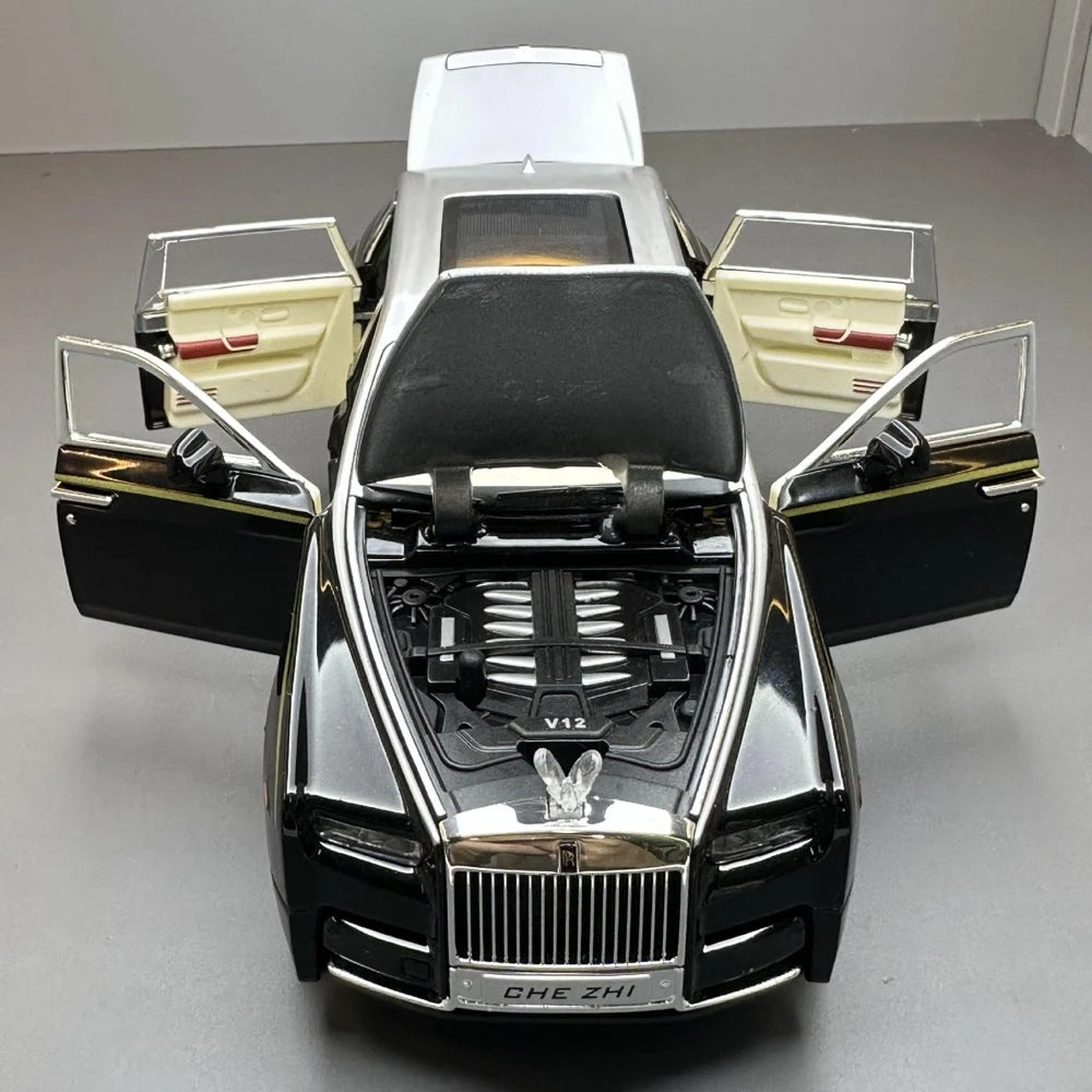 [TOY] 1:24 Rolls-Royce 2017 Phantom Black Model Car Die-Cast