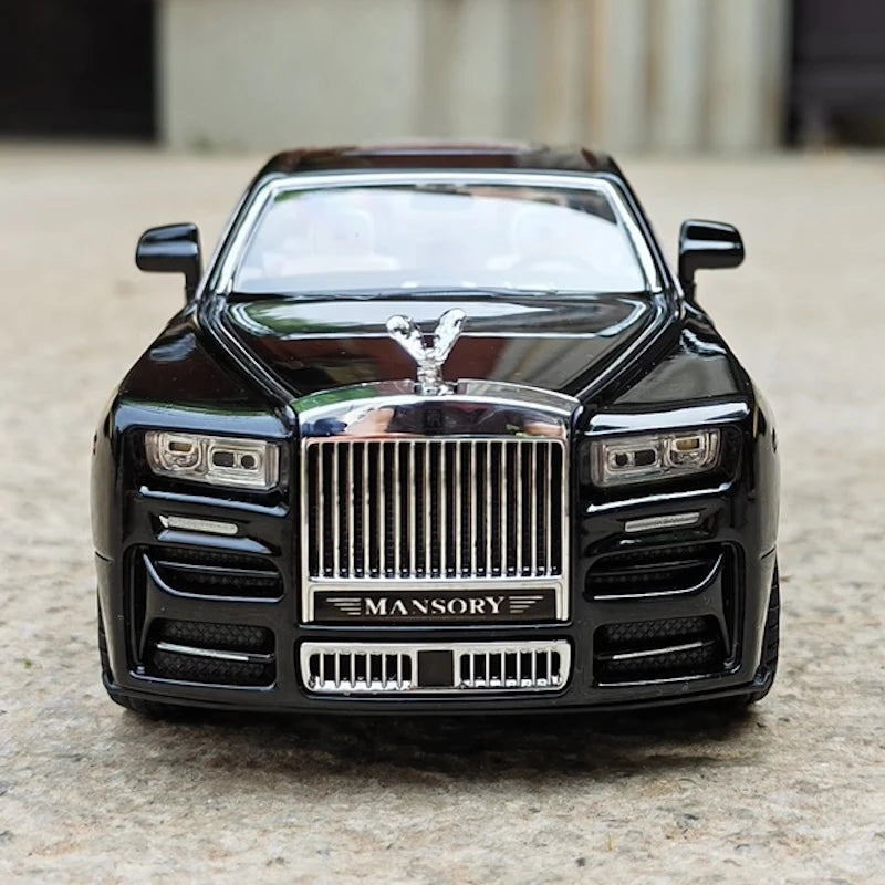 [TOY] 1:24 Rolls-Royce 2017 Phantom Mansory Black Model Car Die-Cast