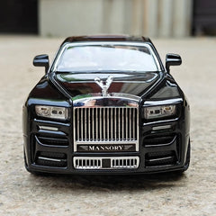 [TOY] 1:24 Rolls-Royce 2017 Phantom Mansory Black Model Car Die-Cast