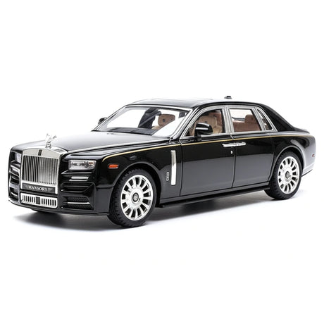 [TOY] 1:24 Rolls-Royce 2017 Phantom Mansory nero modellino di auto Die-Cast
