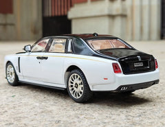 [TOY] 1:24 Rolls-Royce 2017 Phantom Mansory bianco & nero modellino di auto Die-Cast