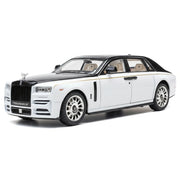 Rolls-Royce 2017 Phantom Mansory biały & czarny 1:24 – model samochodu z metalu odlewanego do ekspozycji