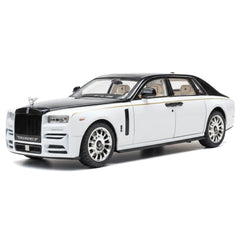 [TOY] 1:24 Rolls-Royce 2017 Phantom Mansory bianco & nero modellino di auto Die-Cast