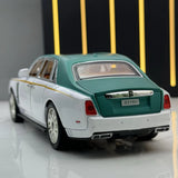 [TOY] 1:24 Rolls-Royce 2017 Phantom Mansory blanc & vert voiture miniature Die-Cast