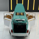 [TOY] 1:24 Rolls-Royce 2017 Phantom Mansory blanc & vert voiture miniature Die-Cast
