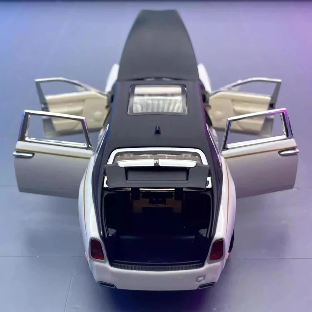 [TOY] 1:24 Rolls-Royce 2017 Phantom White Model Car Die-Cast