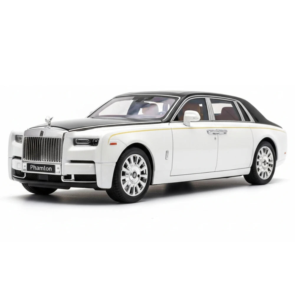 [TOY] 1:24 Rolls-Royce 2017 Phantom White Model Car Die-Cast