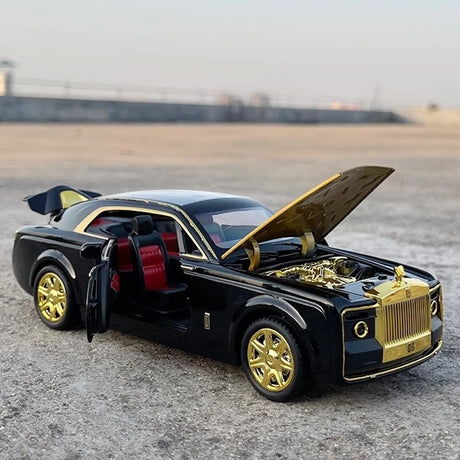 [TOY] 1:24 Rolls-Royce 2017 Sweptail Black Model Car Die-Cast