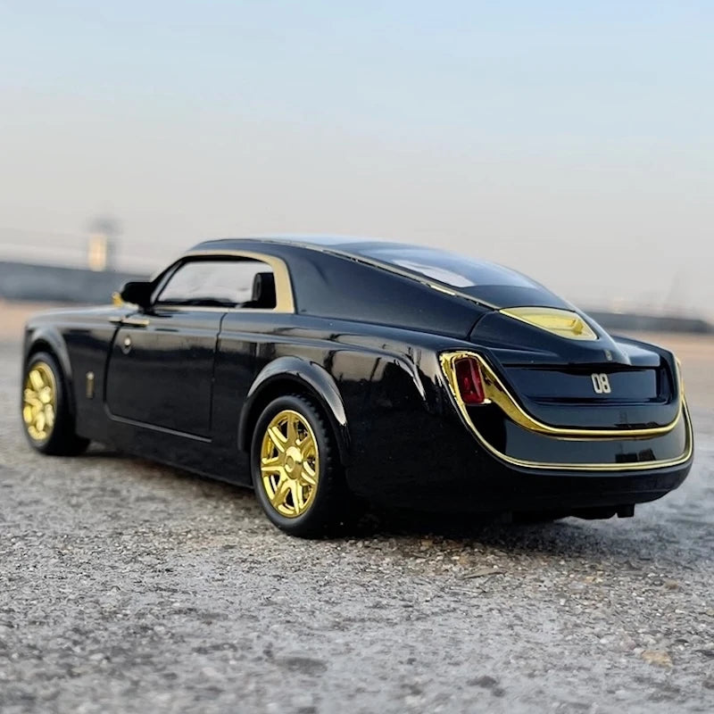 [TOY] 1:24 Rolls-Royce 2017 Sweptail Black Model Car Die-Cast