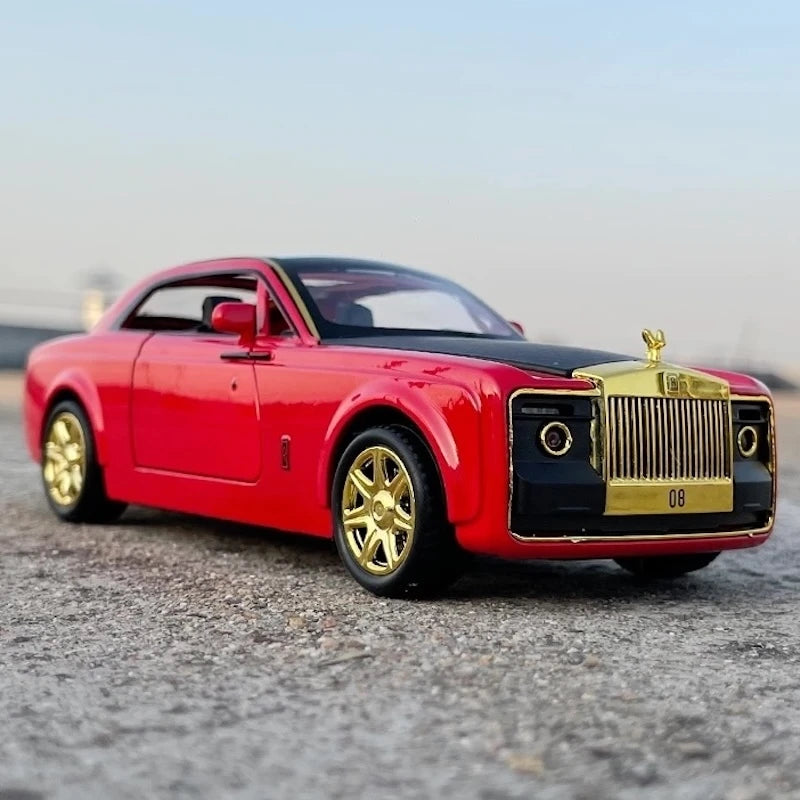 [TOY] 1:24 Rolls-Royce 2017 Sweptail Red Model Car Die-Cast