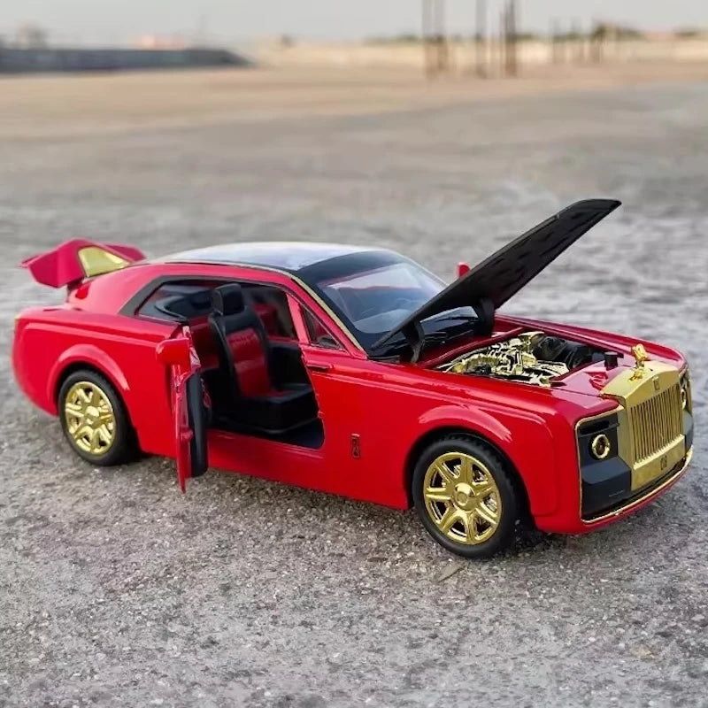 [TOY] 1:24 Rolls-Royce 2017 Sweptail Red Model Car Die-Cast
