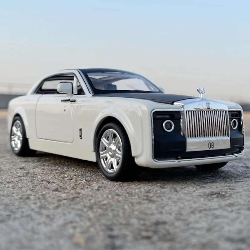 [TOY] 1:24 Rolls-Royce 2017 Sweptail bianco modellino di auto Die-Cast