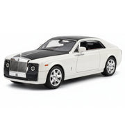 Rolls-Royce 2017 Sweptail vit 1:24 – modellbil i gjuten metall för display