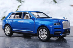[TOY] 1:24 Rolls-Royce 2018 Cullinan Blue Model Car Die-Cast