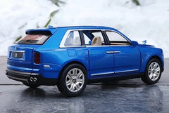 [TOY] 1:24 Rolls-Royce 2018 Cullinan Blue Model Car Die-Cast