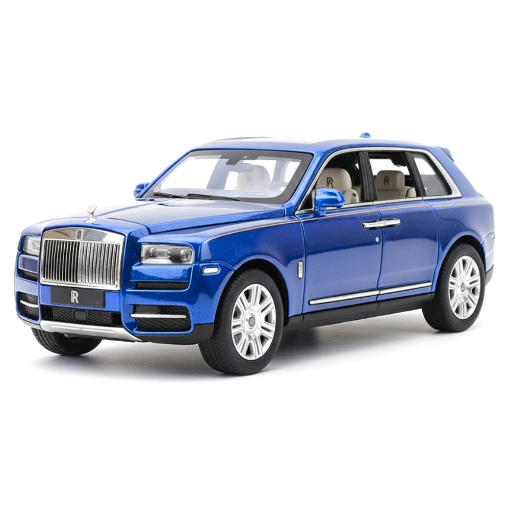 [TOY] 1:24 Rolls-Royce 2018 Cullinan Blue Model Car Die-Cast