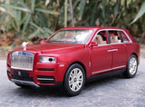 Rolls-Royce 2018 Cullinan Czerwony 1:24 – Model wyświetlacza odlewany z metalu