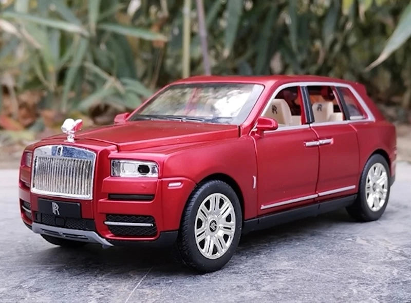 [TOY] 1:24 Rolls-Royce 2018 Cullinan Red Model Car Die-Cast