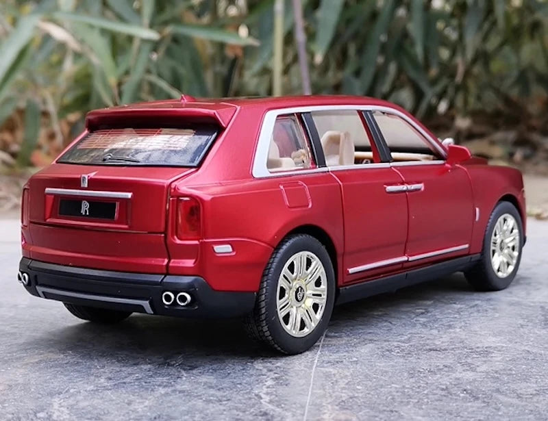 [TOY] 1:24 Rolls-Royce 2018 Cullinan Red Model Car Die-Cast