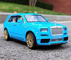 [TOY] 1:24 Rolls-Royce 2020 Cullinan Mansory blu modellino di auto Die-Cast