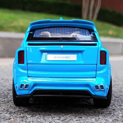 [TOY] 1:24 Rolls-Royce 2020 Cullinan Mansory blu modellino di auto Die-Cast