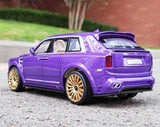 [TOY] 1:24 Rolls-Royce 2020 Cullinan Mansory Purple Model Car Die-Cast