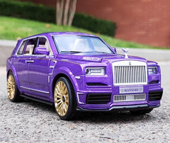 [TOY] 1:24 Rolls-Royce 2020 Cullinan Mansory Purple Model Car Die-Cast