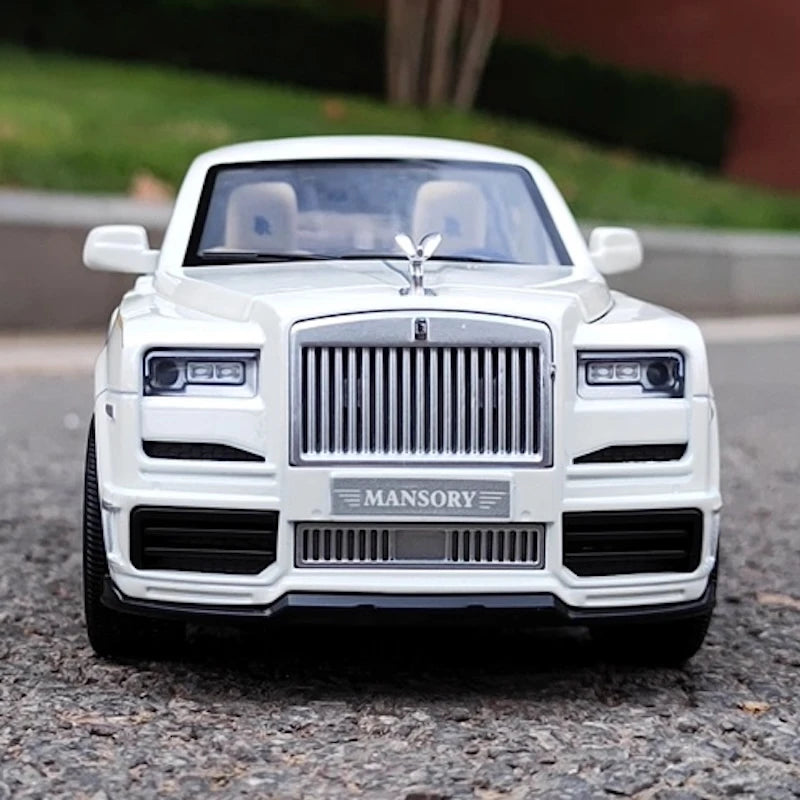[TOY] 1:24 Rolls-Royce 2020 Cullinan Mansory White Model Car Die-Cast