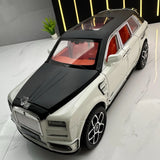 [TOY] 1:24 Rolls-Royce 2020 Cullinan Mansory wit & zwart modelauto Die-Cast
