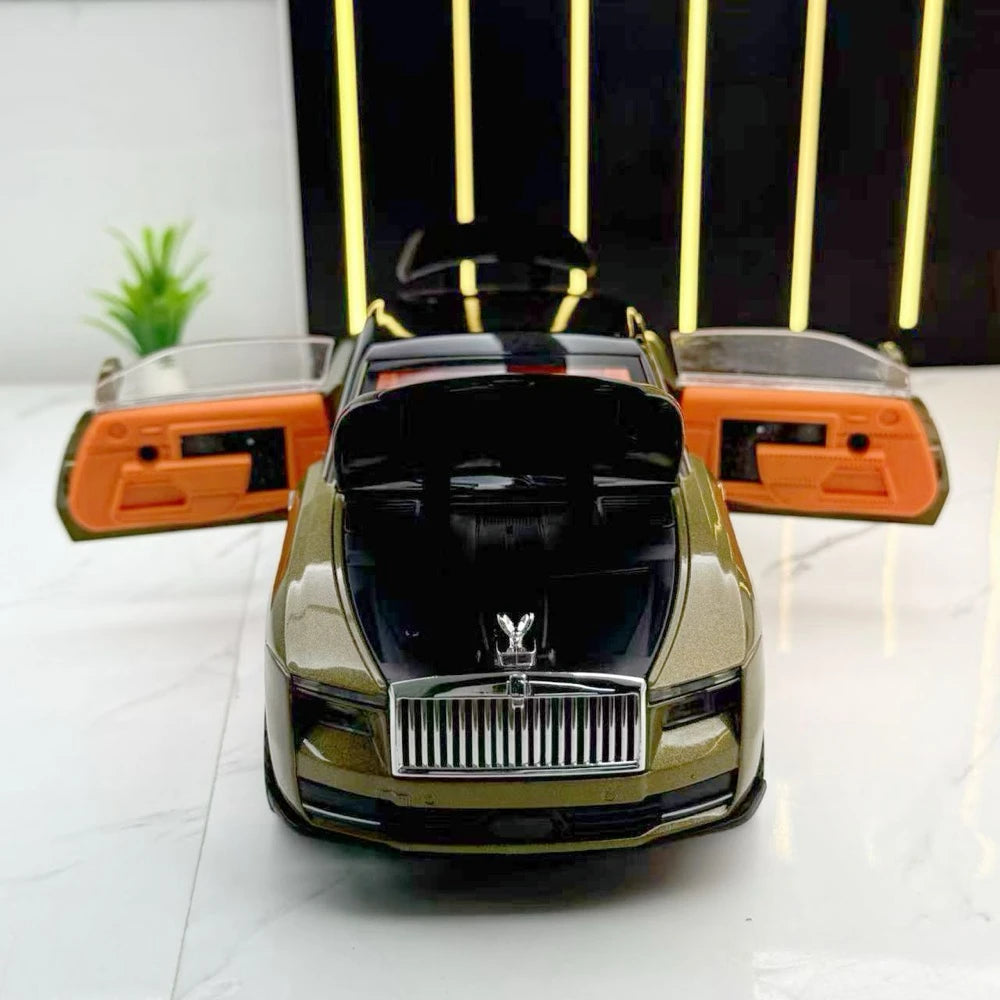 [TOY] 1:24 Rolls-Royce 2022 Spectre marrone modellino di auto Die-Cast