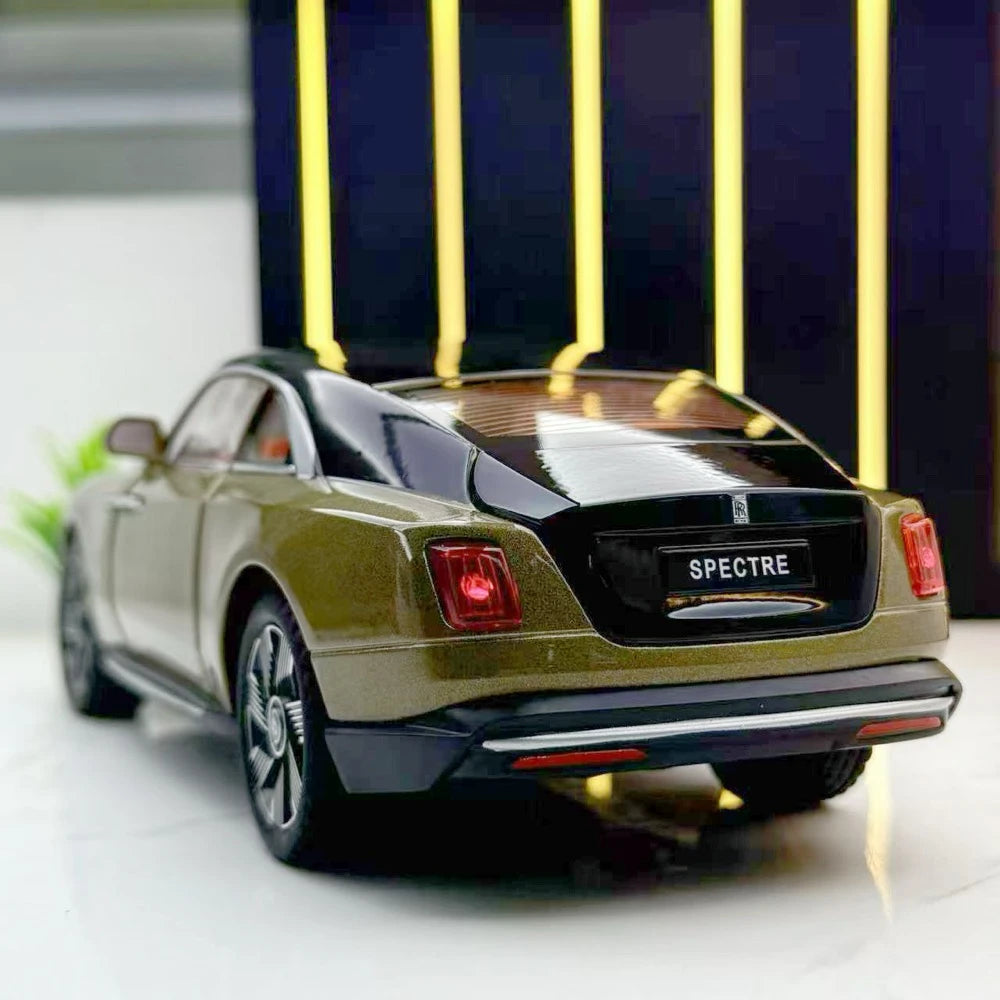 [TOY] 1:24 Rolls-Royce 2022 Spectre marrone modellino di auto Die-Cast