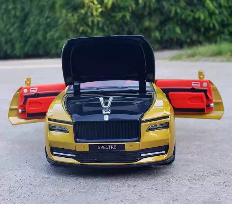 [TOY] 1:24 Rolls-Royce 2022 Spectre Gold Model Car Die-Cast