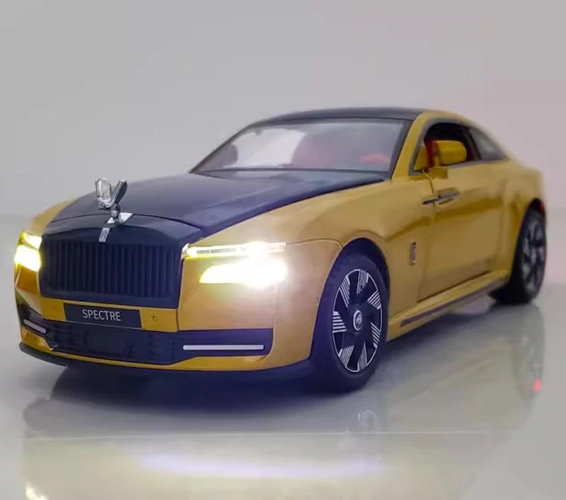 [TOY] 1:24 Rolls-Royce 2022 Spectre Gold Model Car Die-Cast