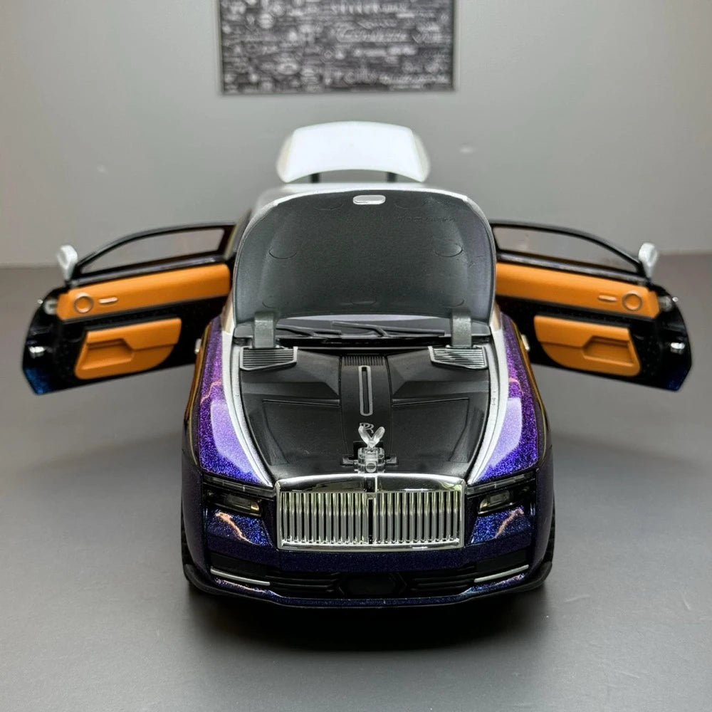 [TOY] 1:24 Rolls-Royce 2022 Spectre violet voiture miniature Die-Cast