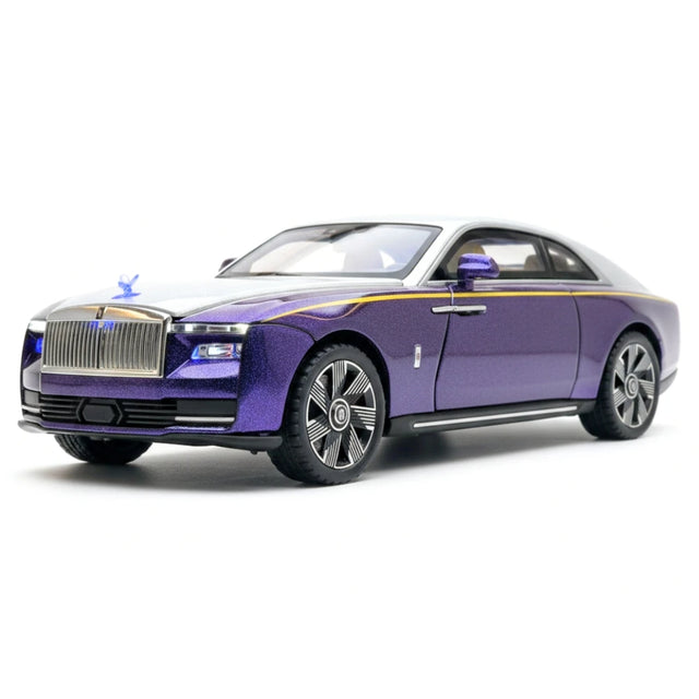 [TOY] 1:24 Rolls-Royce 2022 Spectre violet voiture miniature Die-Cast