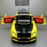 [TOY] 1:24 Rolls-Royce 2022 Spectre geel modelauto Die-Cast