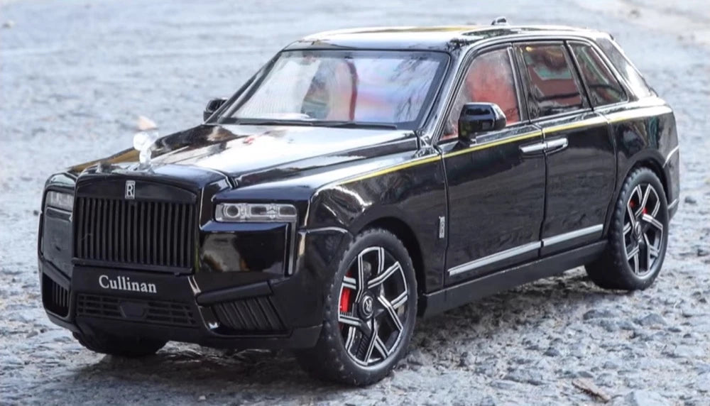 [TOY] 1:24 Rolls-Royce 2023 Cullinan Series II Black Model Car Die-Cast