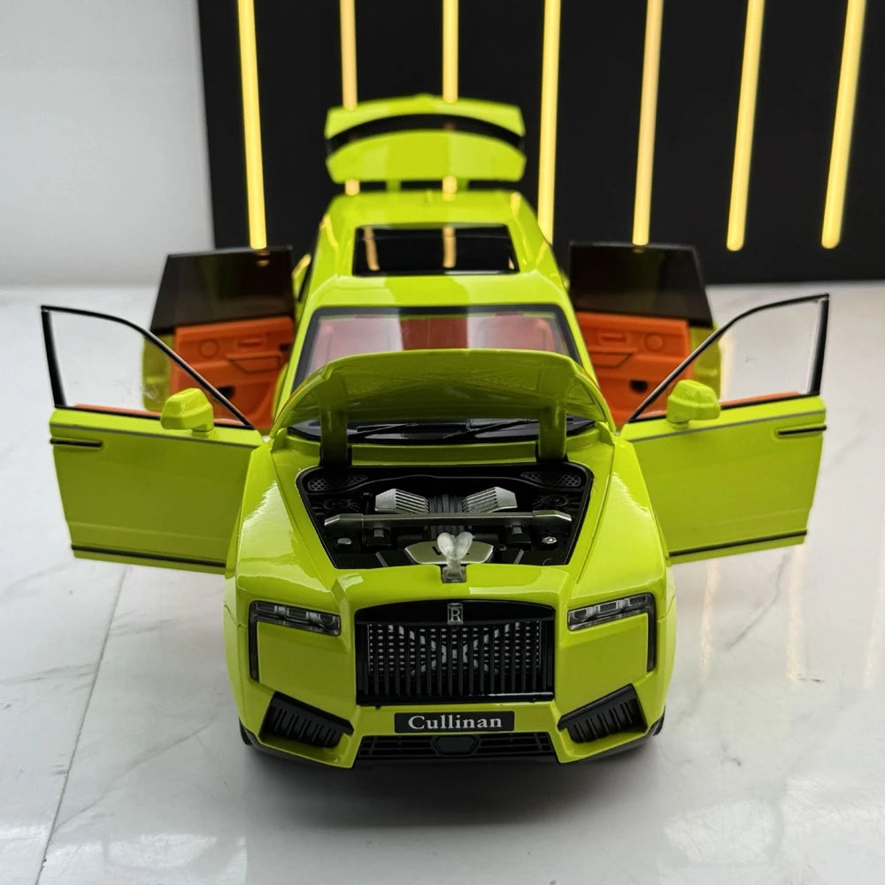 [TOY] 1:24 Rolls-Royce 2023 Cullinan Series II vert voiture miniature Die-Cast