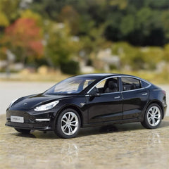 [TOY] 1:24 Tesla 2016 Model 3 Black Model Car Die-Cast