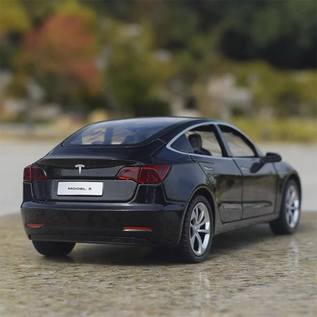 [TOY] 1:24 Tesla 2016 Model 3 Black Model Car Die-Cast