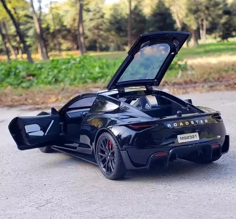 [TOY] 1:24 Tesla 2017 Roadster Black Model Car Die-Cast