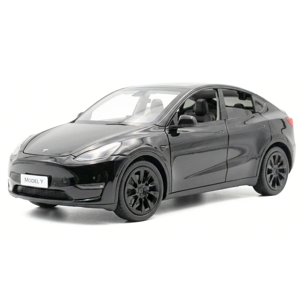 [TOY] 1:24 Tesla 2019 Model Y Black Model Car Die-Cast