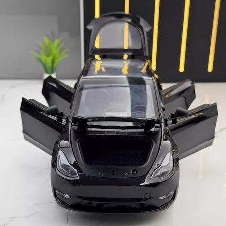 [TOY] 1:24 Tesla 2019 Model Y Black Model Car Die-Cast