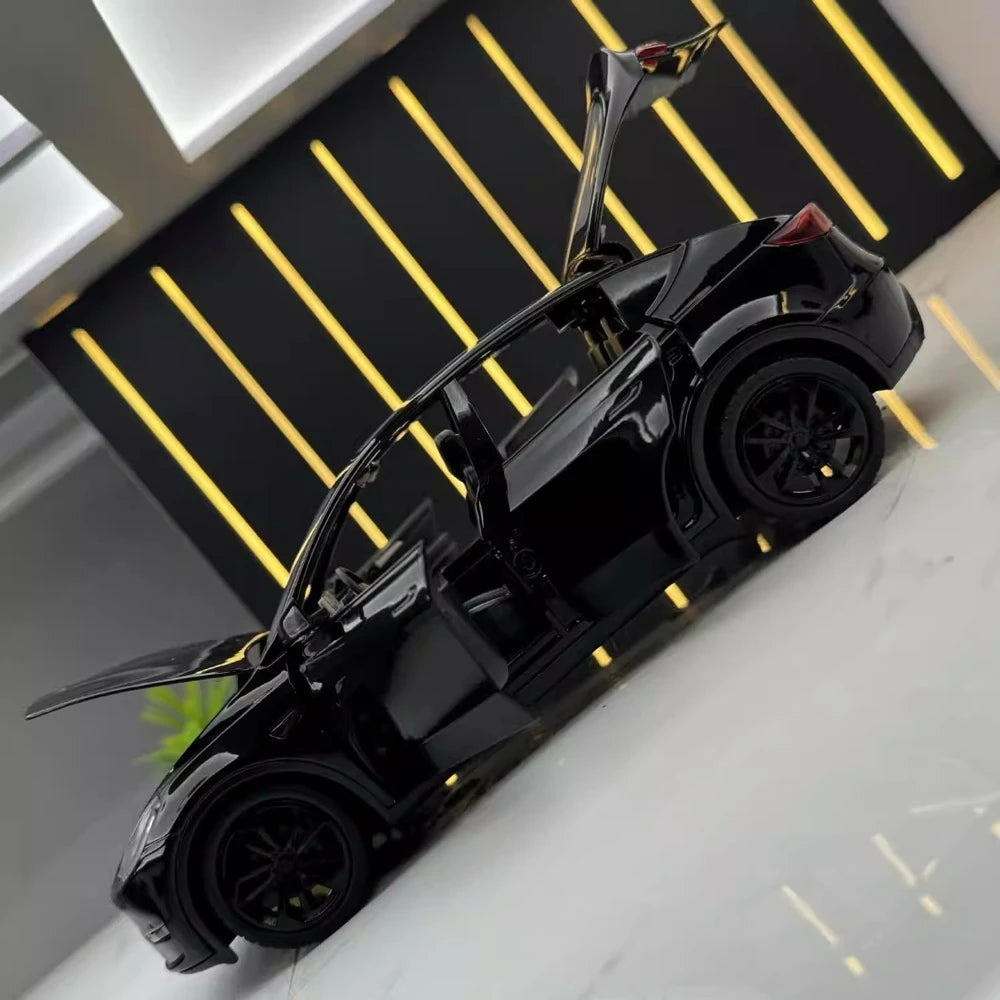 [TOY] 1:24 Tesla 2019 Model Y Black Model Car Die-Cast