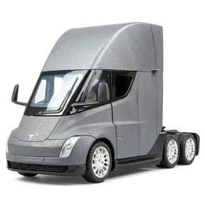 [TOY] 1:24 Tesla 2022 Semi Truck Gray Model Car Die-Cast