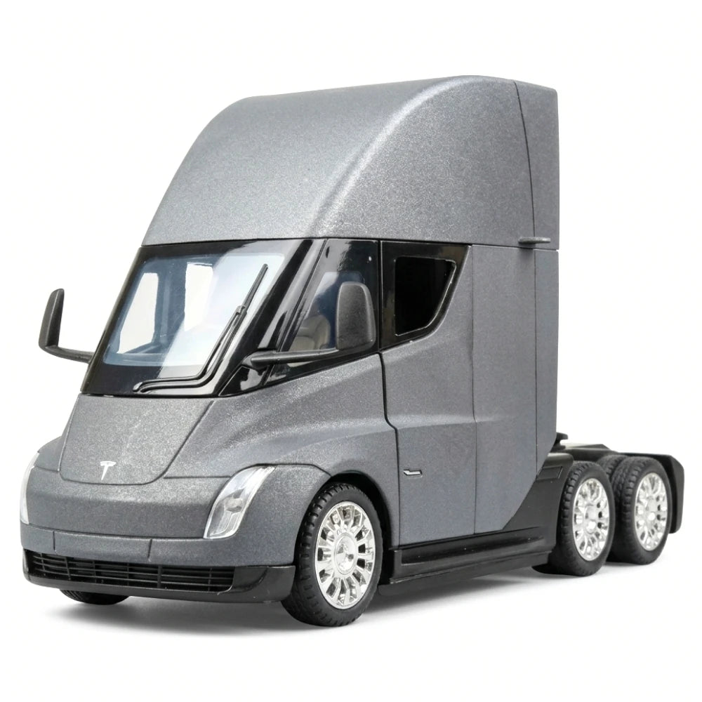 [TOY] 1:24 Tesla 2022 Semi Truck gris voiture miniature Die-Cast