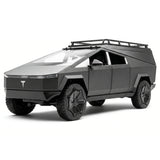 [TOY] 1:24 Tesla 2023 Cybertruck Camper RV Gray Model Car Die-Cast