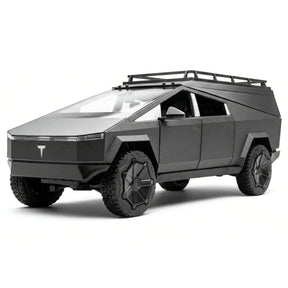 [TOY] 1:24 Tesla 2023 Cybertruck Camper RV Gray Model Car Die-Cast